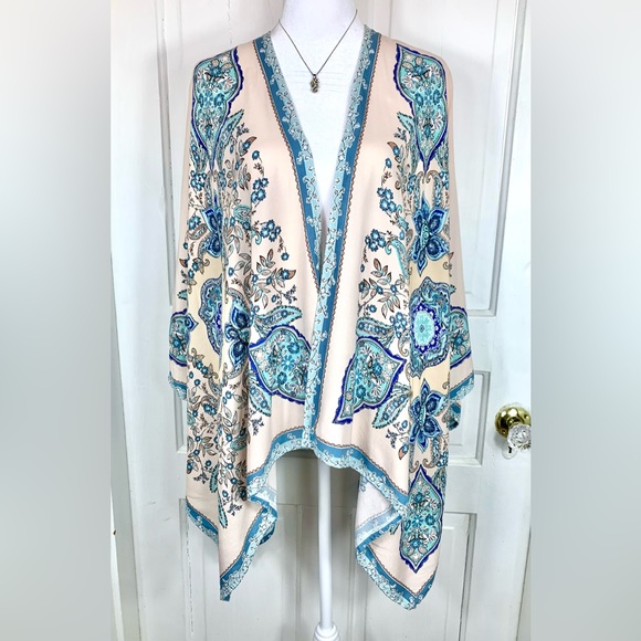 Maurices Other - Maurice’s Paisley Scarf Kimono - Open Front - One Size
